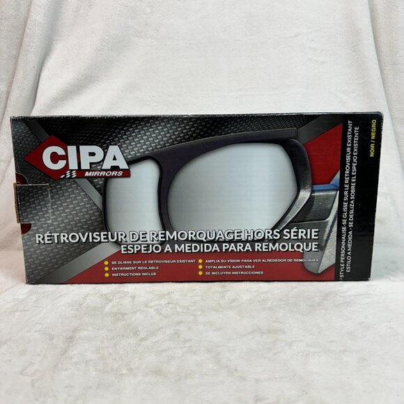 CIPA Custom Towing Mirror Black L or R #11000 for Ford Pickups & GMC/Chevy (NEW) - Picture 11 of 12